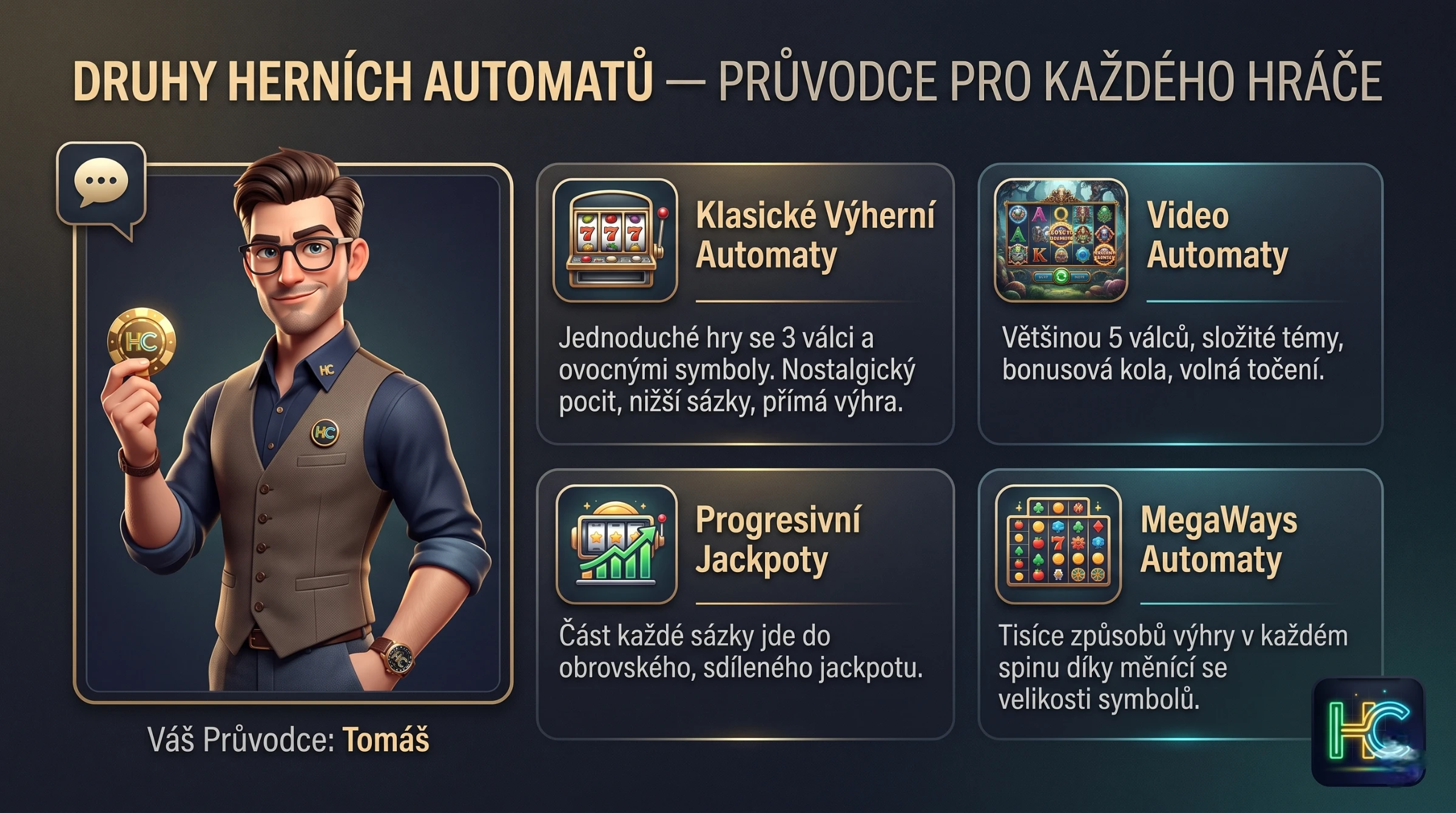 Mascot Hra Casino CZ rozřazuje druhy herních automatů
