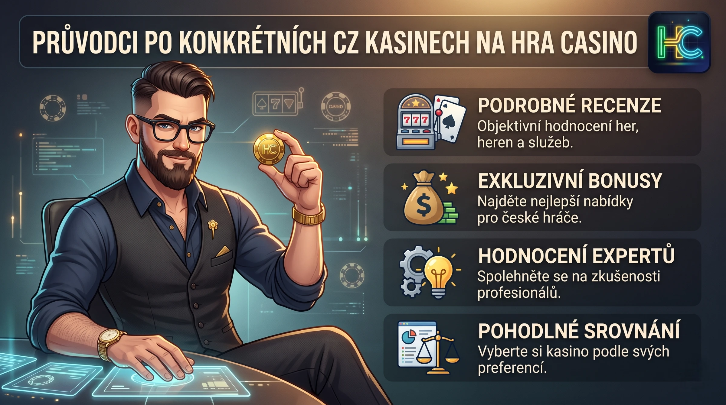 Mascot Hra Casino CZ provází průvodci po českých online kasinech