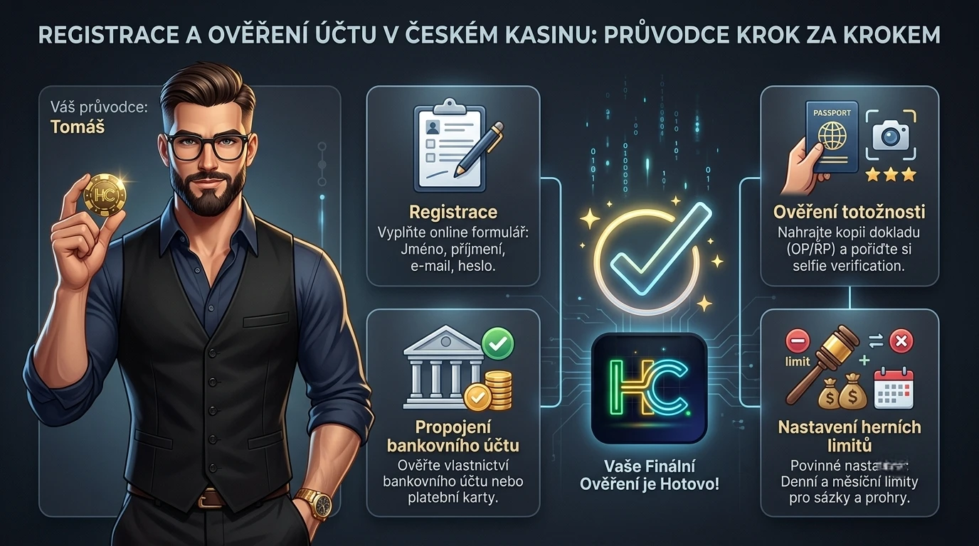 Mascot Hra Casino CZ porovnává proces registrace a ověření