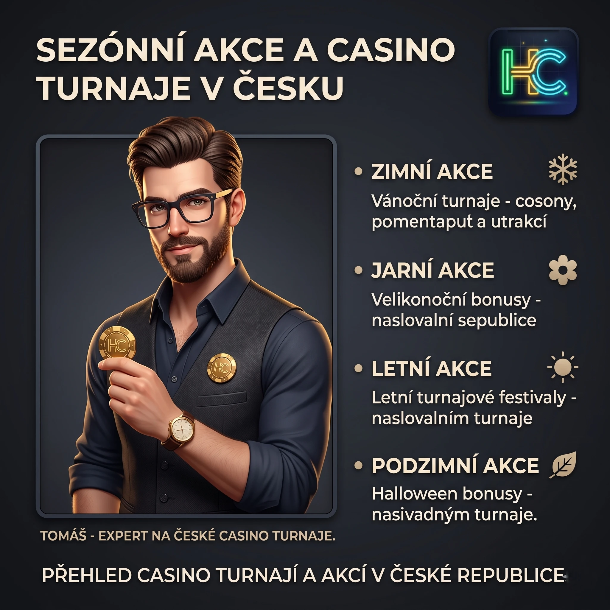 Mascot Hra Casino CZ sleduje aktuální sezónní akce a turnaje