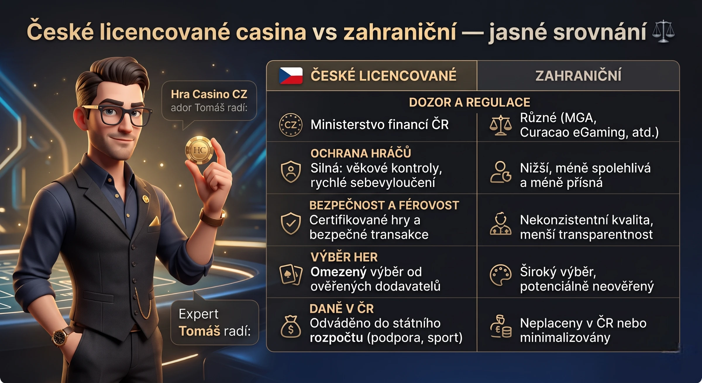 Mascot porovnává bezpečná česká a zahraniční online casina