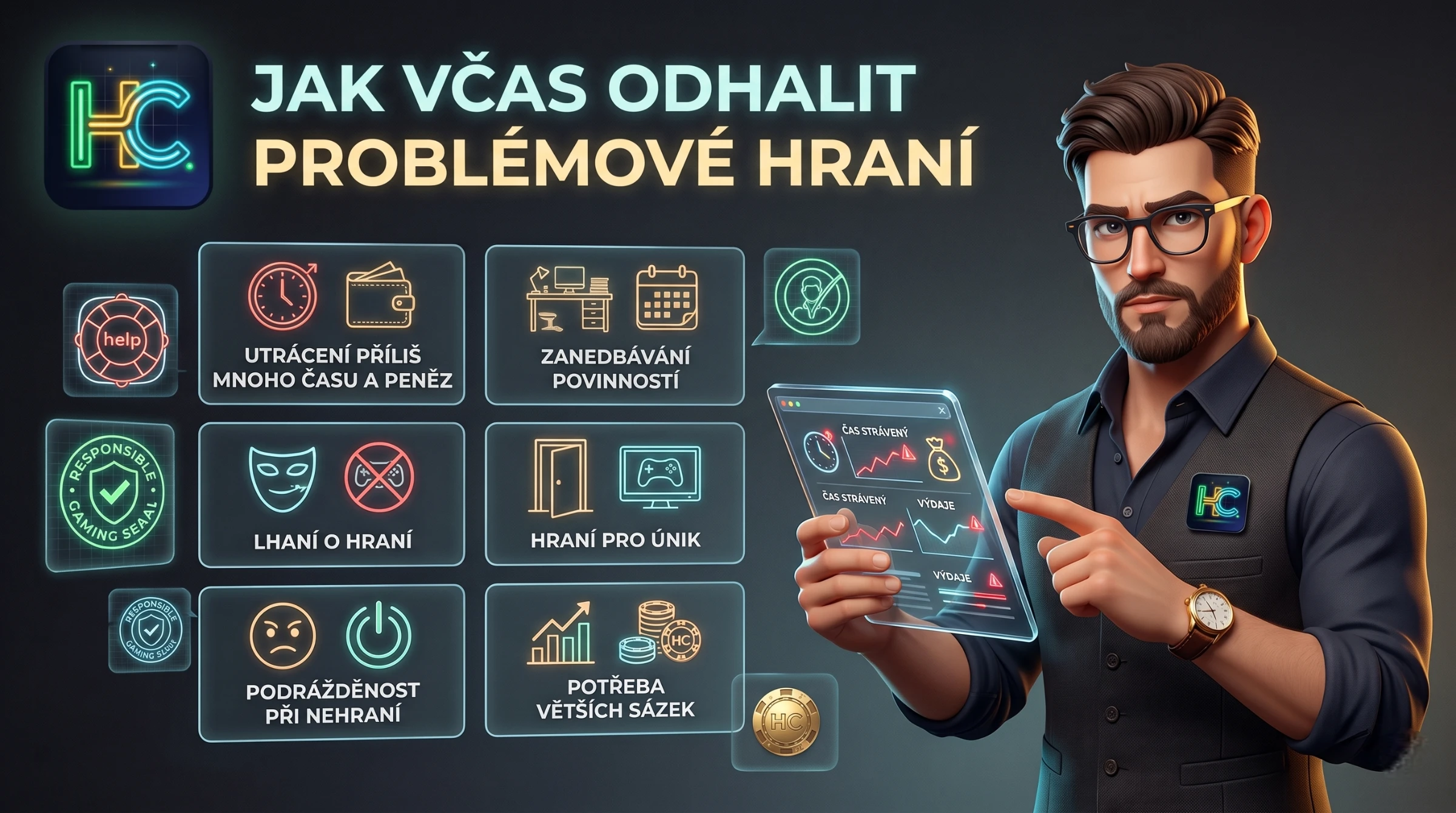 Mascot Hra Casino CZ upozorňuje na varovné signály